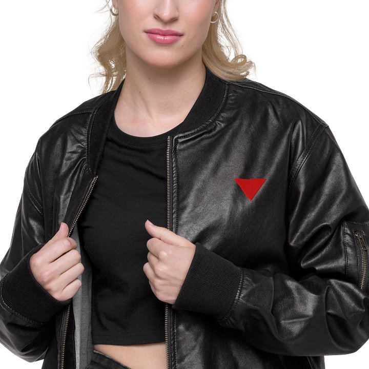 Palestinian Resistance Triangle Jacket Leather product image (2)