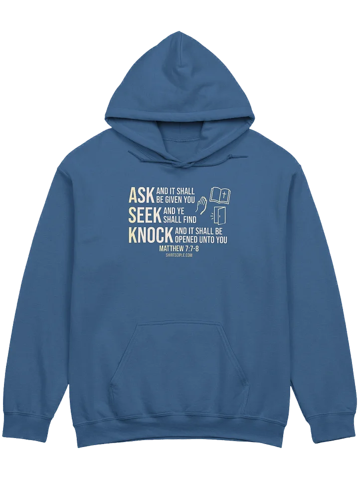 Ask Seek Knock Hoodie product image (3)