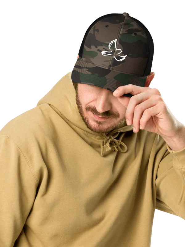 Otto Cap Camouflage Trucker Hat product image (7)