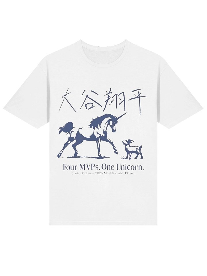 Four MVPs. One Unicorn. Shohei Ohtani – 2025 Most Valuable Player Shirt product image (2)