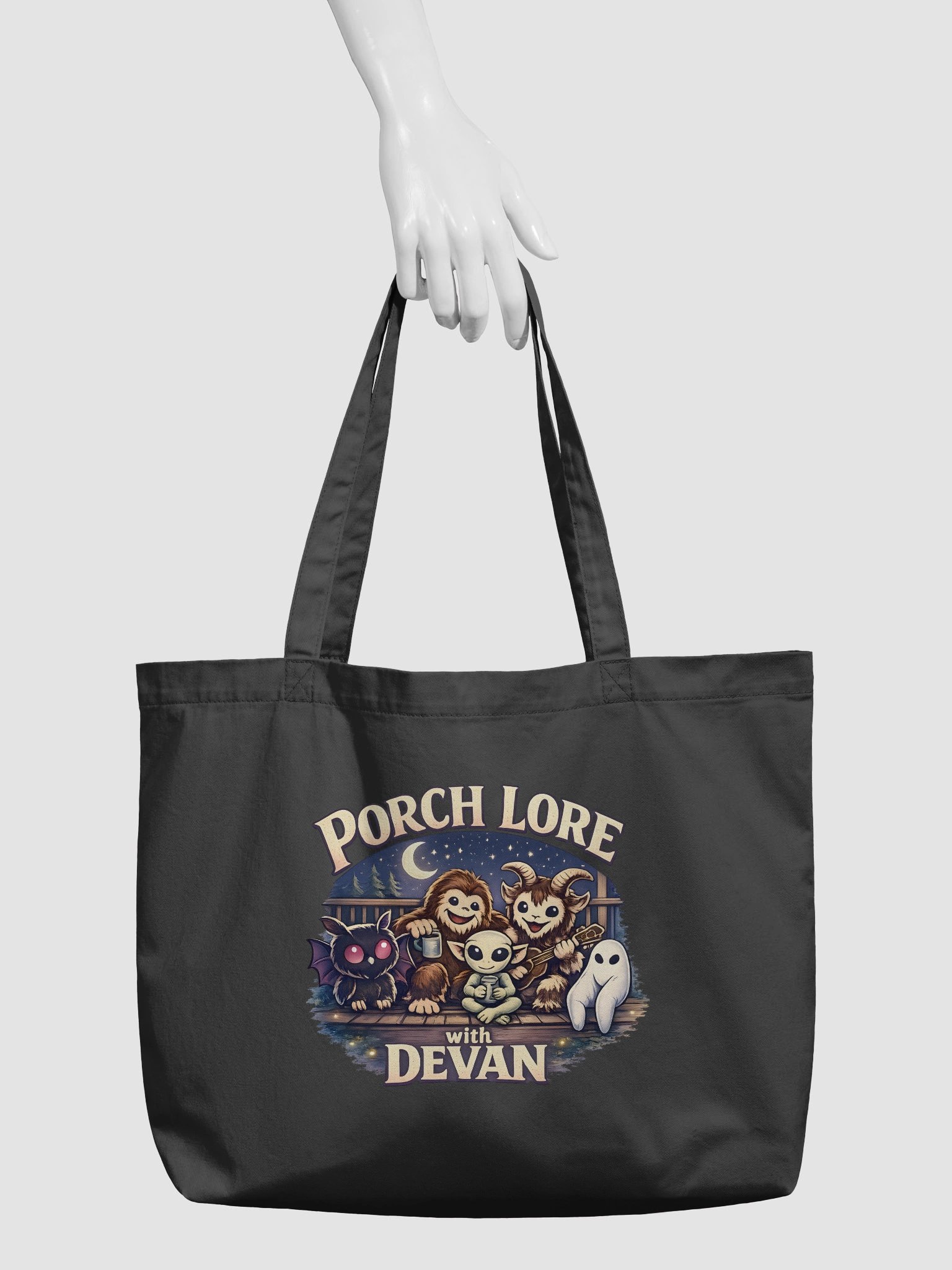 CUTIE CRYPTIDS TOTE BAG product image (5)