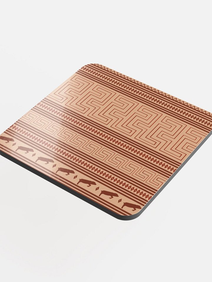 Epicurean Amphora Coaster (x1 Glossed Fork) product image (1)