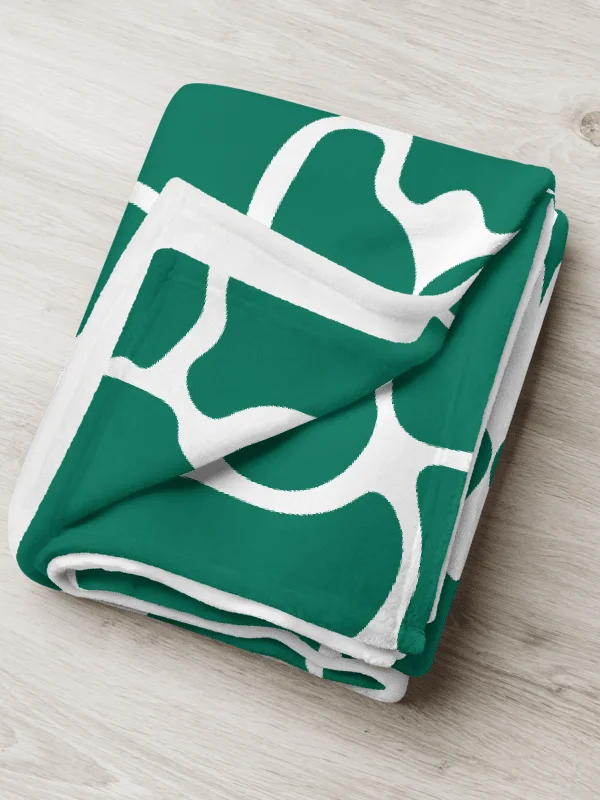 Green Brick Mosaic Throw Blanket product image (13)