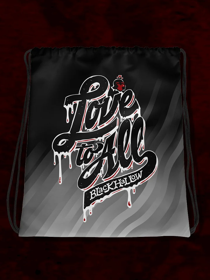 L2A Black Drawstring Bag product image (1)