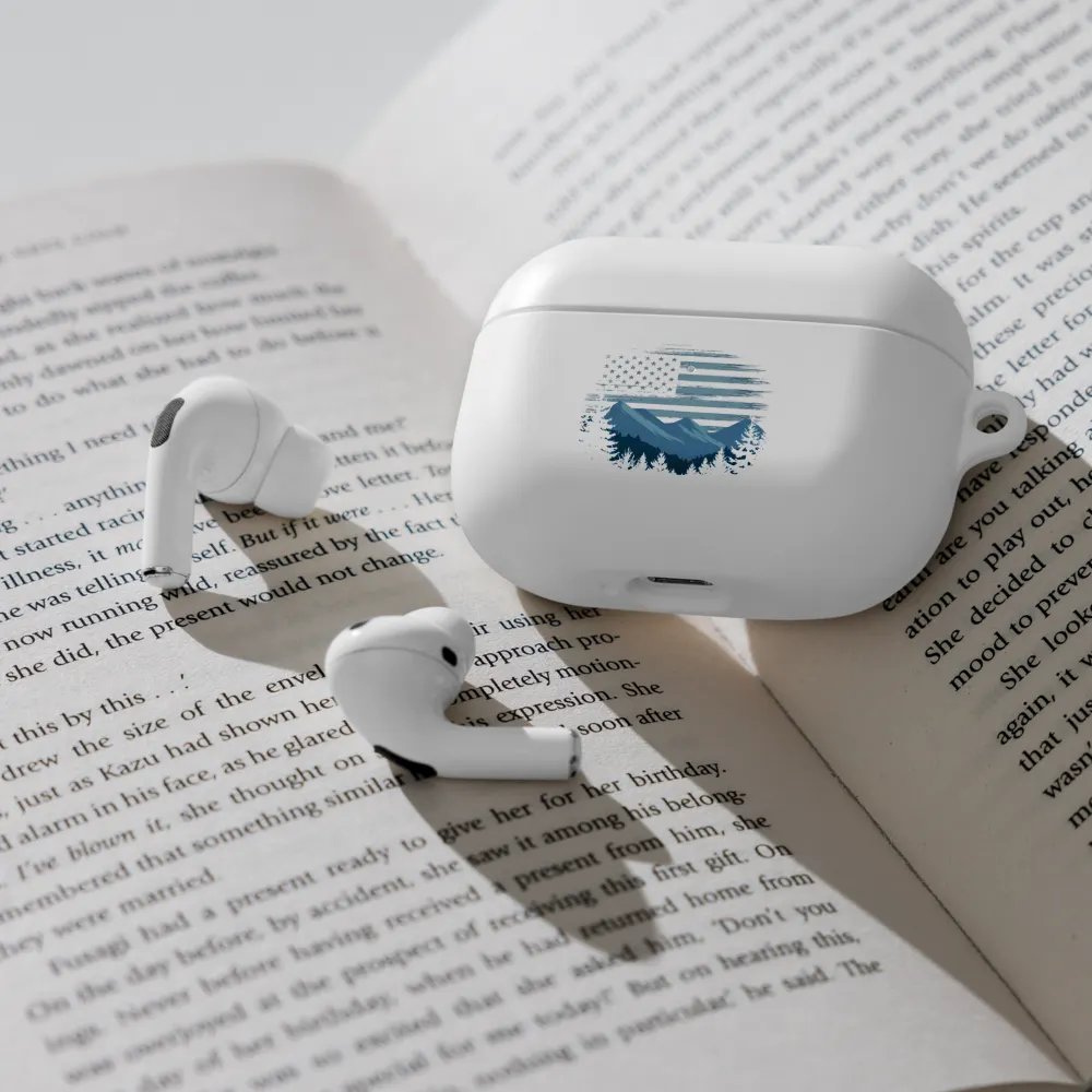 Patriotic Peaks AirPods Case product image (92)