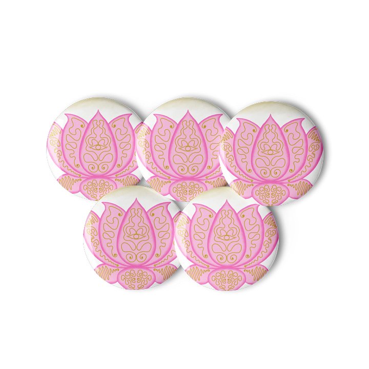 Lotus Elegance Pin Button Set product image (3)