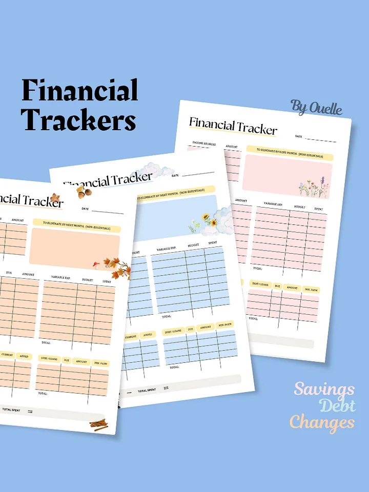 4 Seasons: Budget Planner (PDF & Template) product image (1)