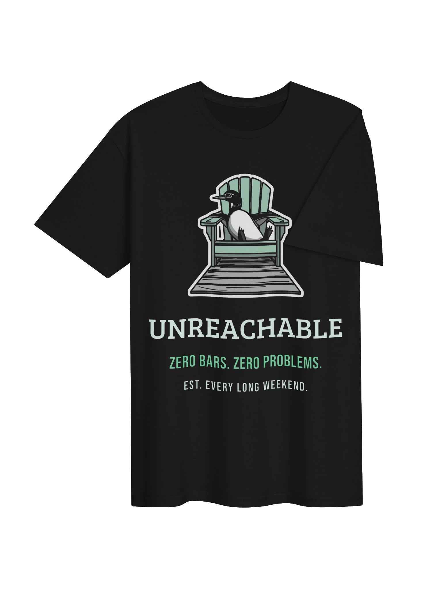 Lake Life Shirt Ideas – Unreachable, Zero Bars Zero Problems product image (4)