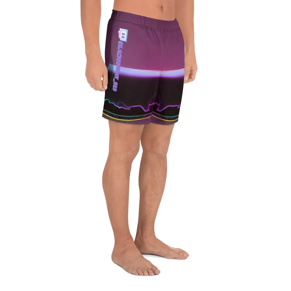 Blackknight513 All-Over Print Athletic Long Shorts product image (3)
