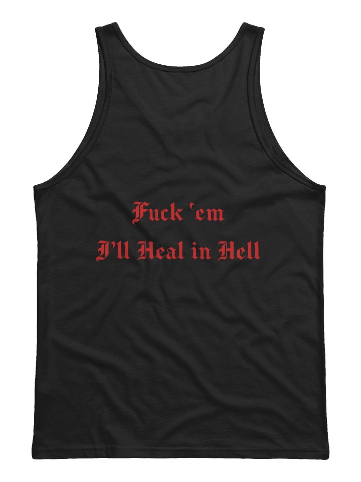 Heal In Hell Tank Red product image (2)