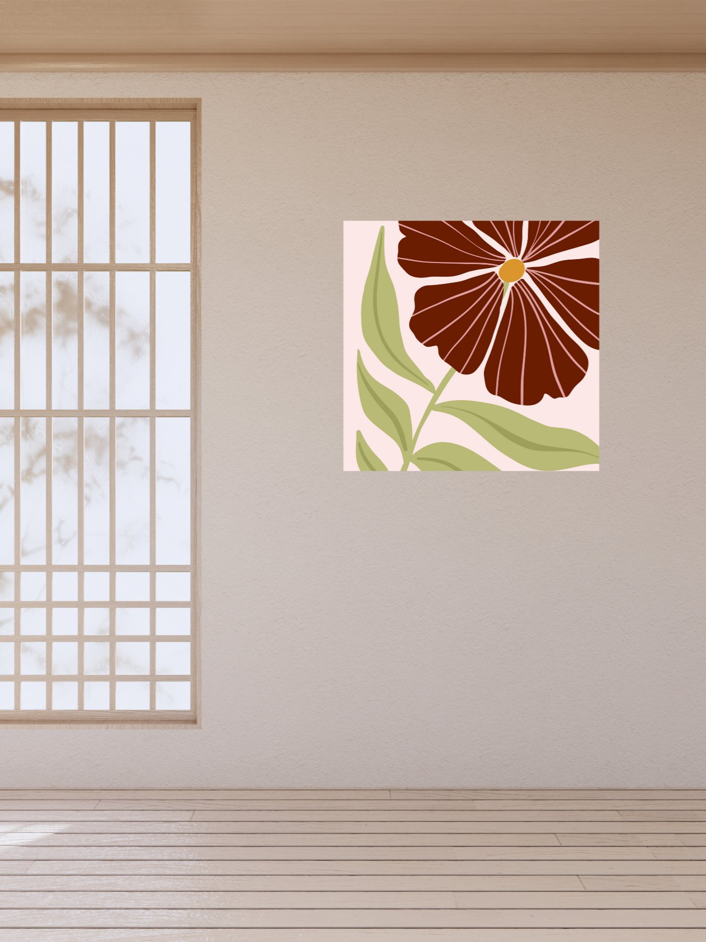 Red Boho Flower New Digital Product product image (2)