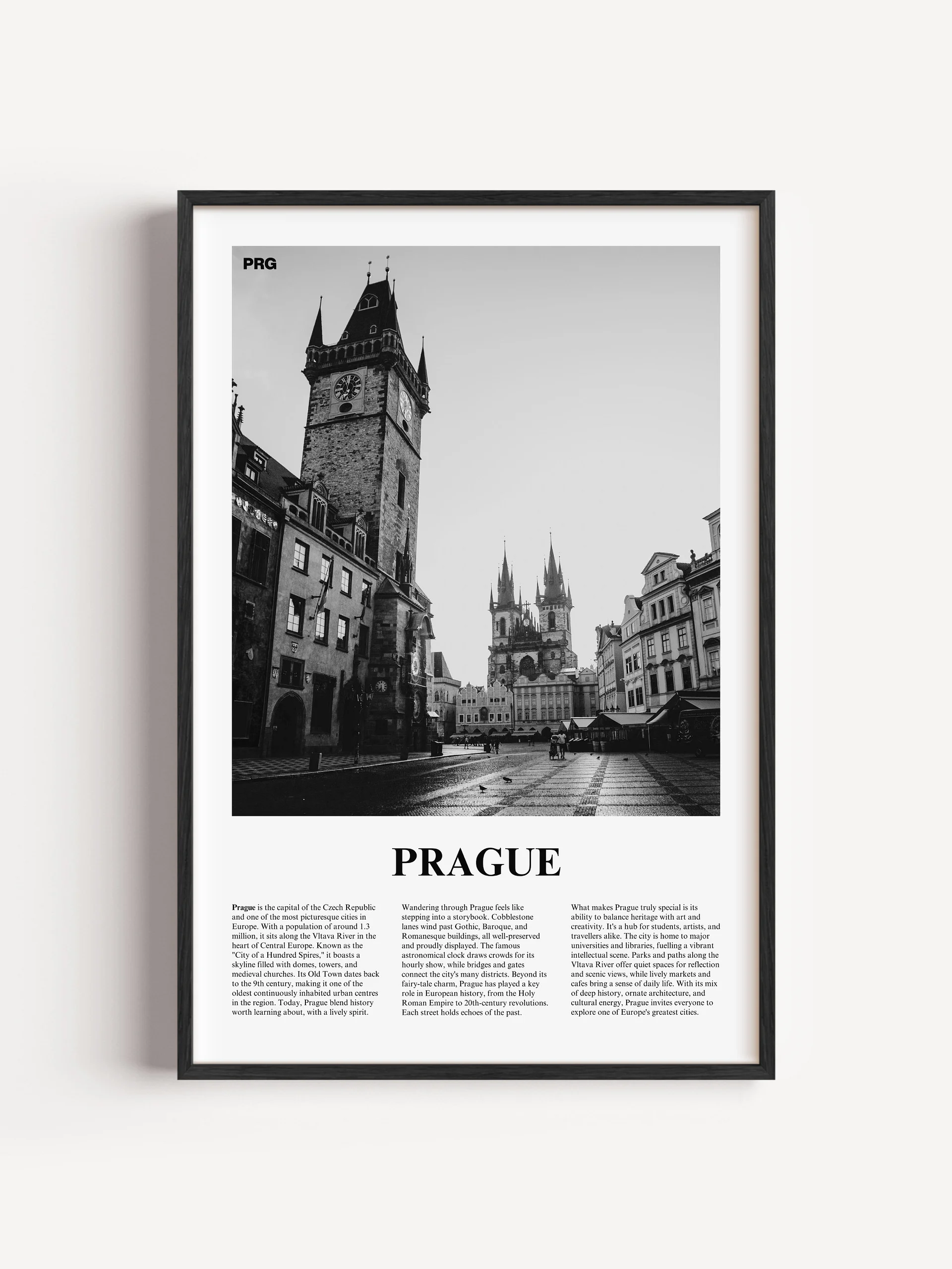 Prague 01 Newspaper Poster product image (1)