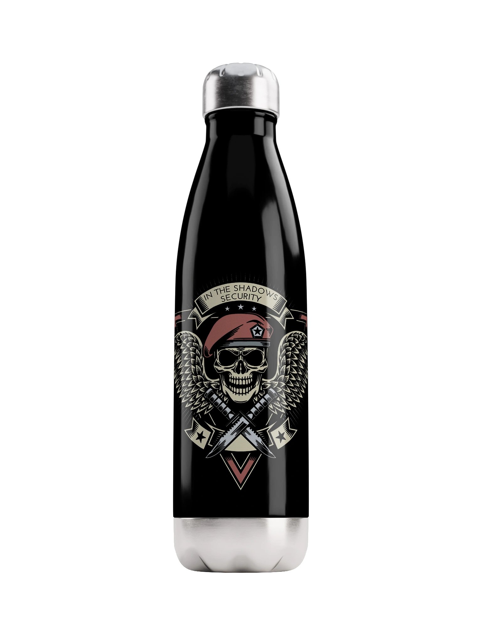 In the Shadows Security Stainless Steel Water Bottle product image (1)