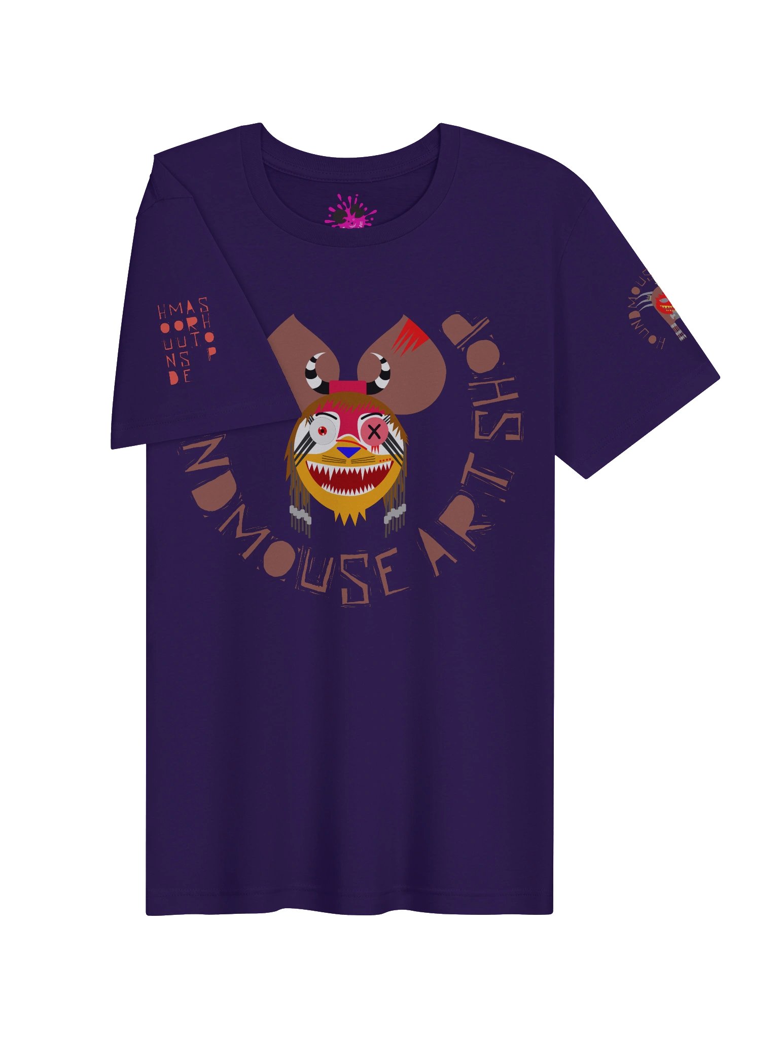 Houndmouse Art Gothic Cartoon Face Tee product image (3)