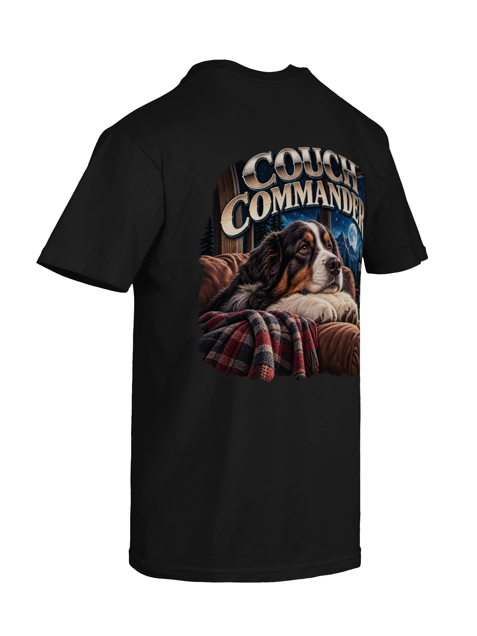 Couch Commander Dog T-Shirt – Funny Dog Dad & Dog Lover Tee product image (8)