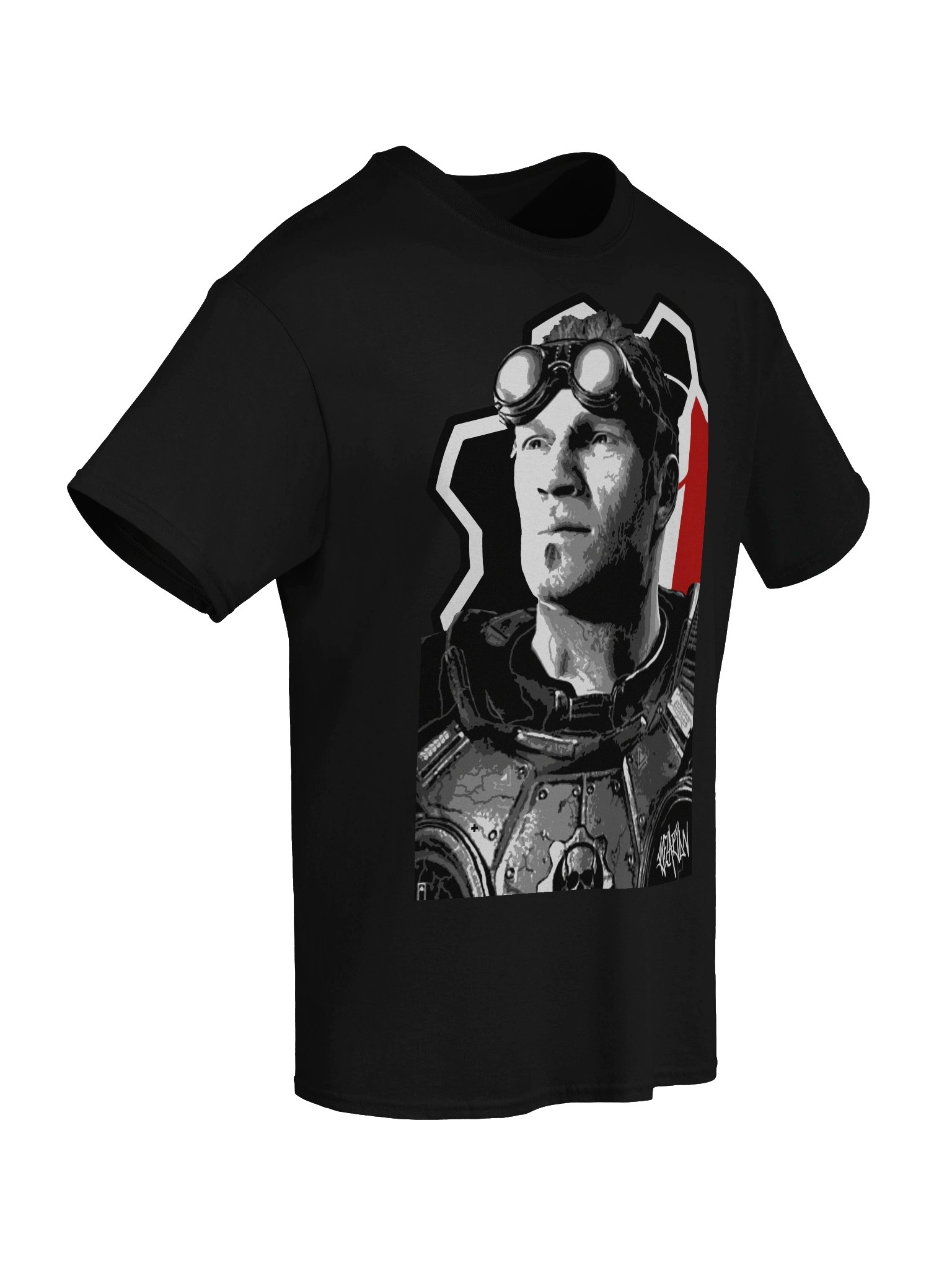 Baird painting tee (BLACK) product image (8)