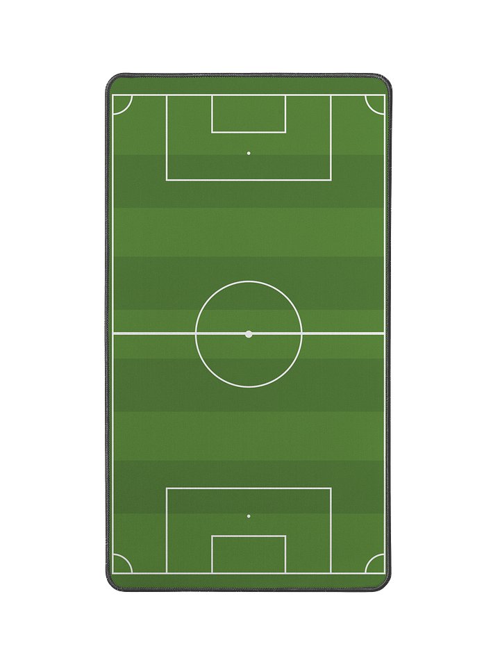 Pitch-Perfect Soccer Field Desk Mat — 12" x 22" product image (1)