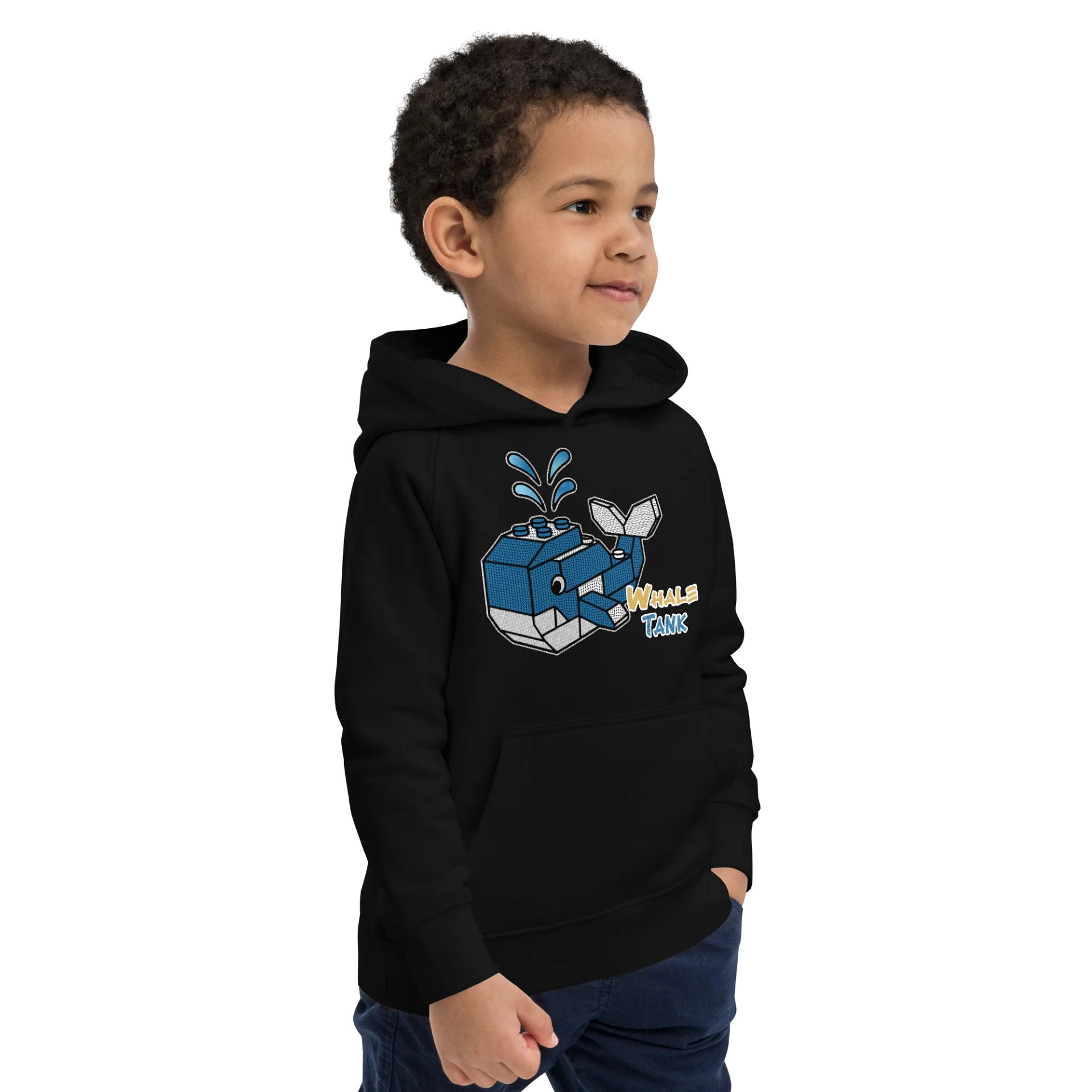WHALE TANK Kids Eco Hoodie product image (1)