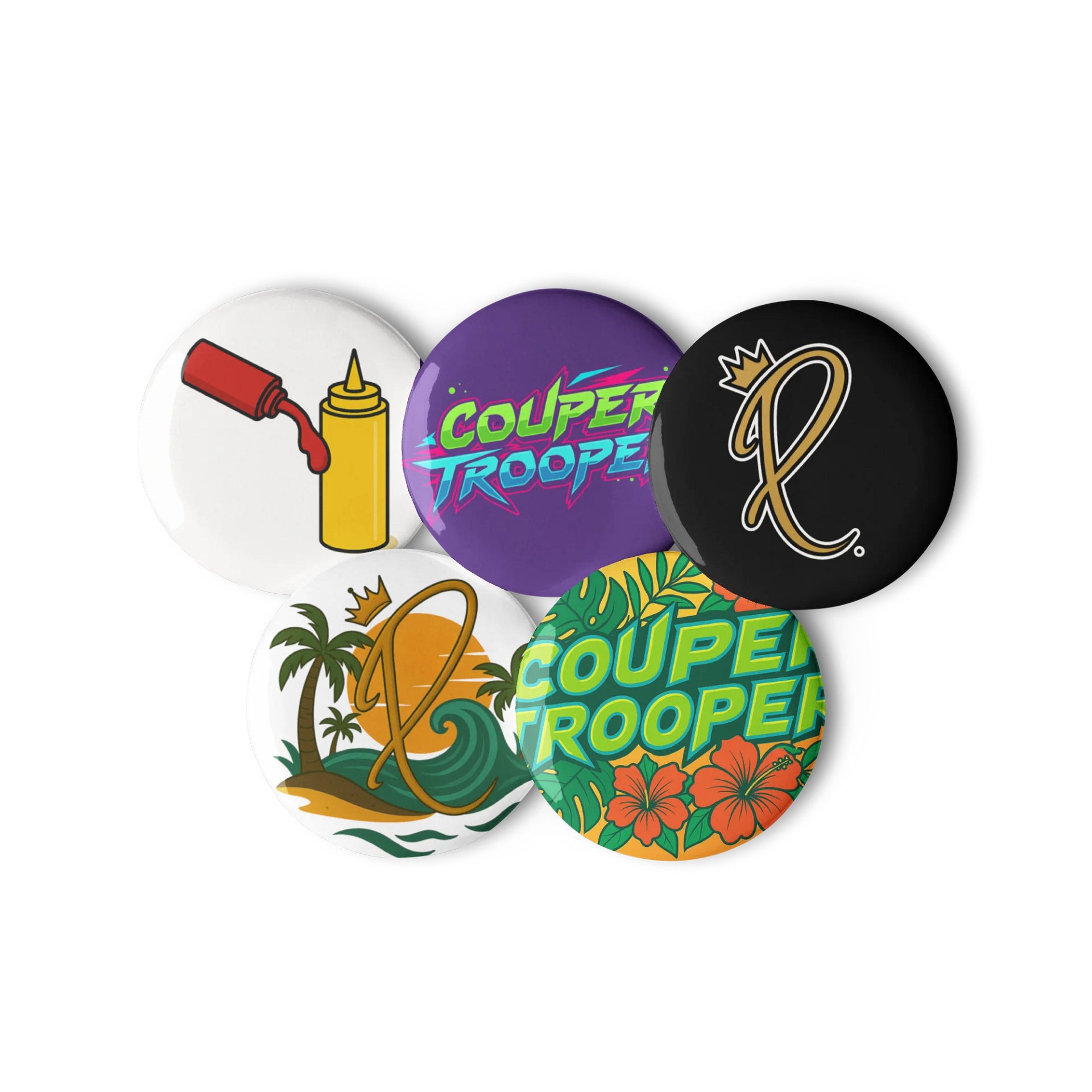 Tropical Vibes Pin Button Set product image (3)