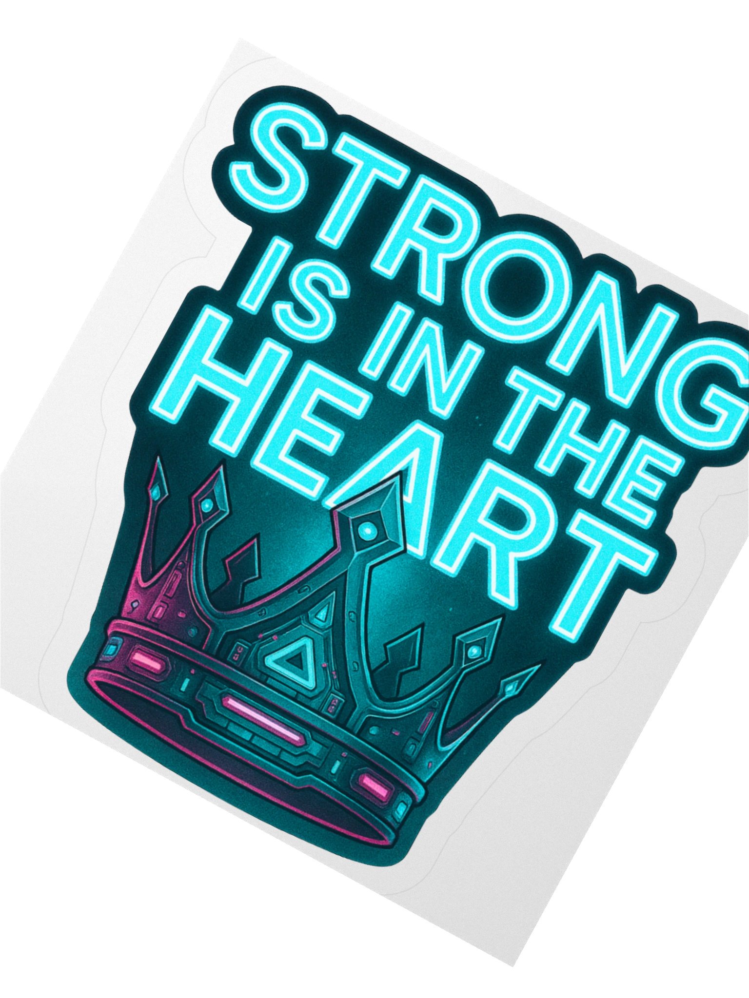 Strong is in the Heart Sticker product image (5)