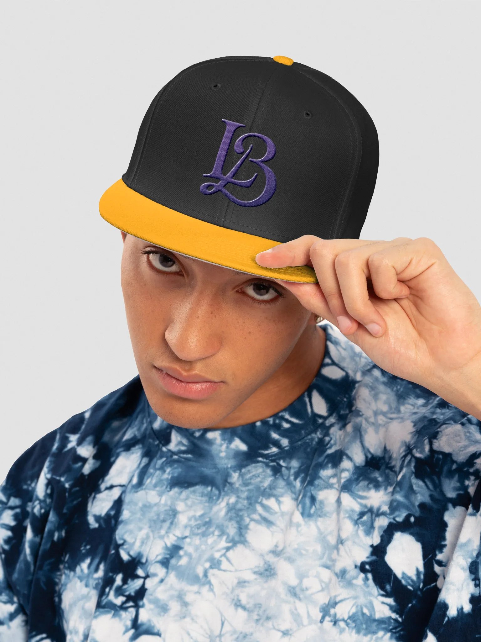 LB hat prp gld product image (5)
