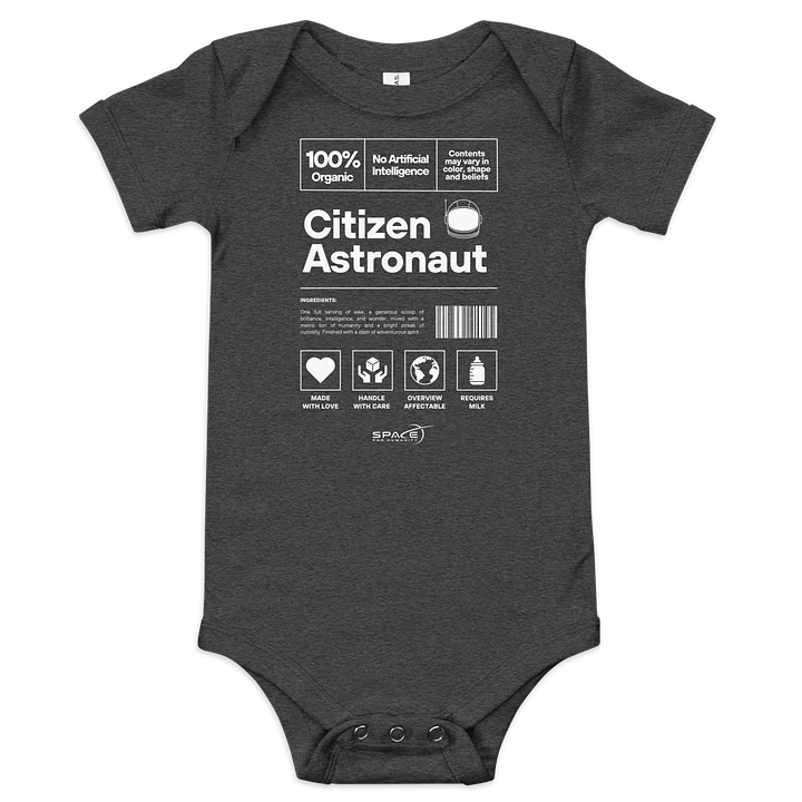 "What Makes a Citizen Astronaut?" Baby Short Sleeve One Piece product image (1)