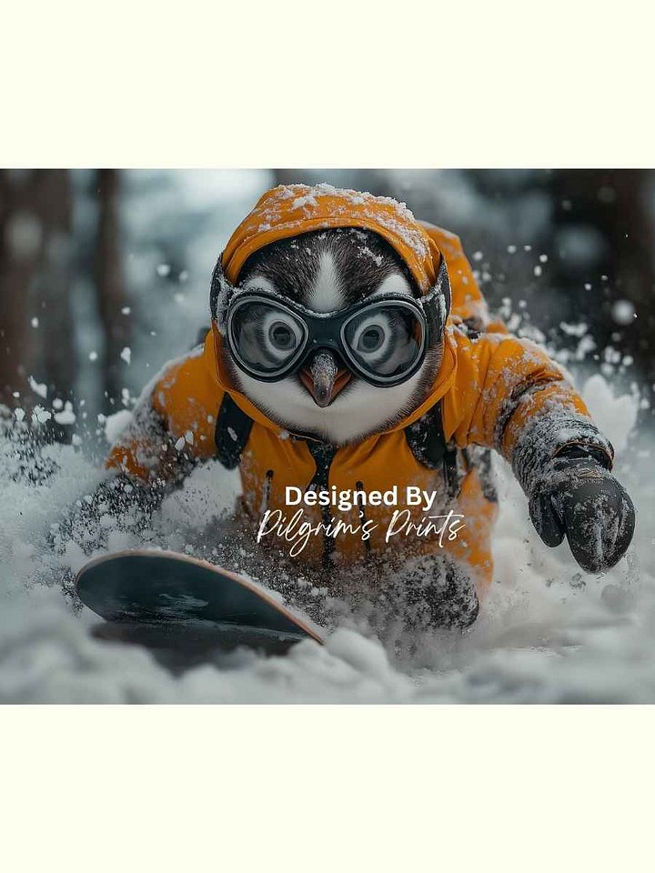 Powder Penguin - 12x12 product image (1)