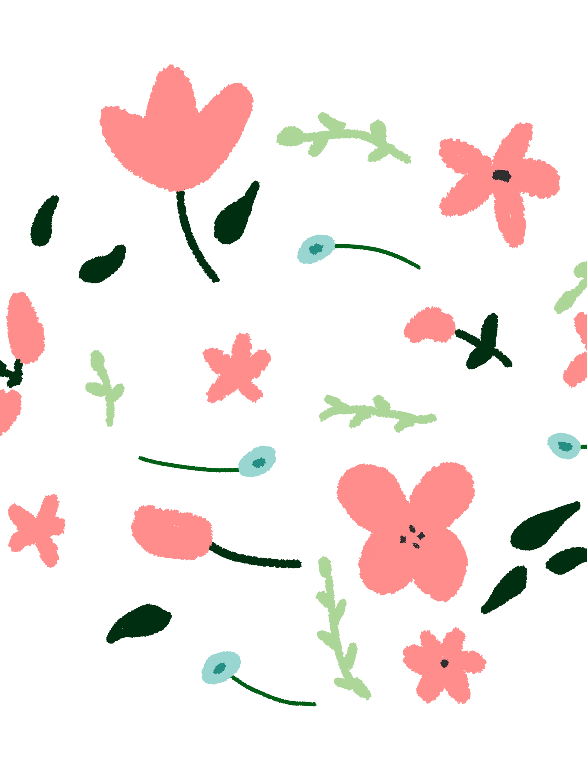 20 Hand-Drawn Flower & Botanical PNG Clipart Bundle product image (7)