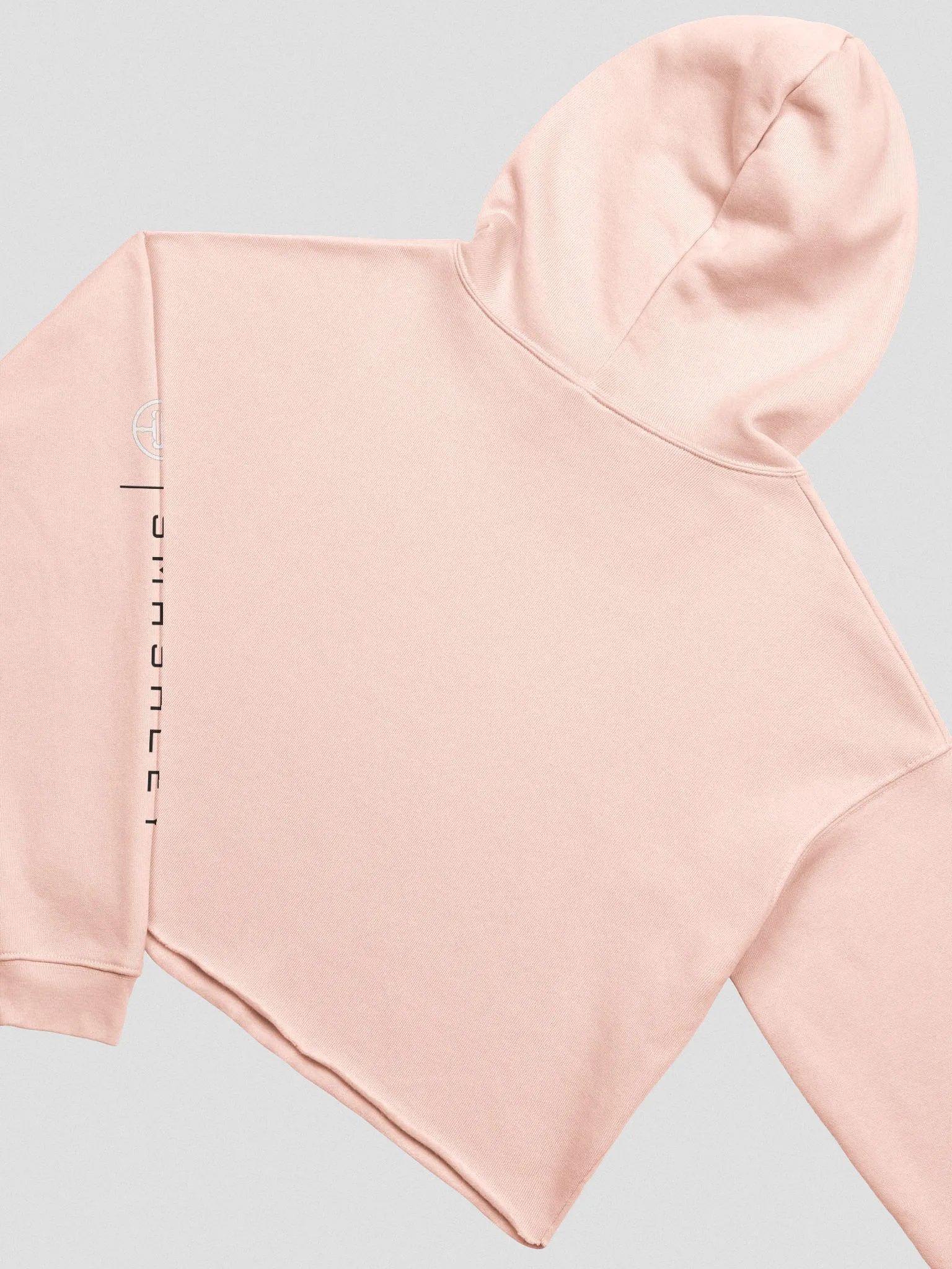 Smashley Cropped Hoodie - Pink/White Edition product image (4)