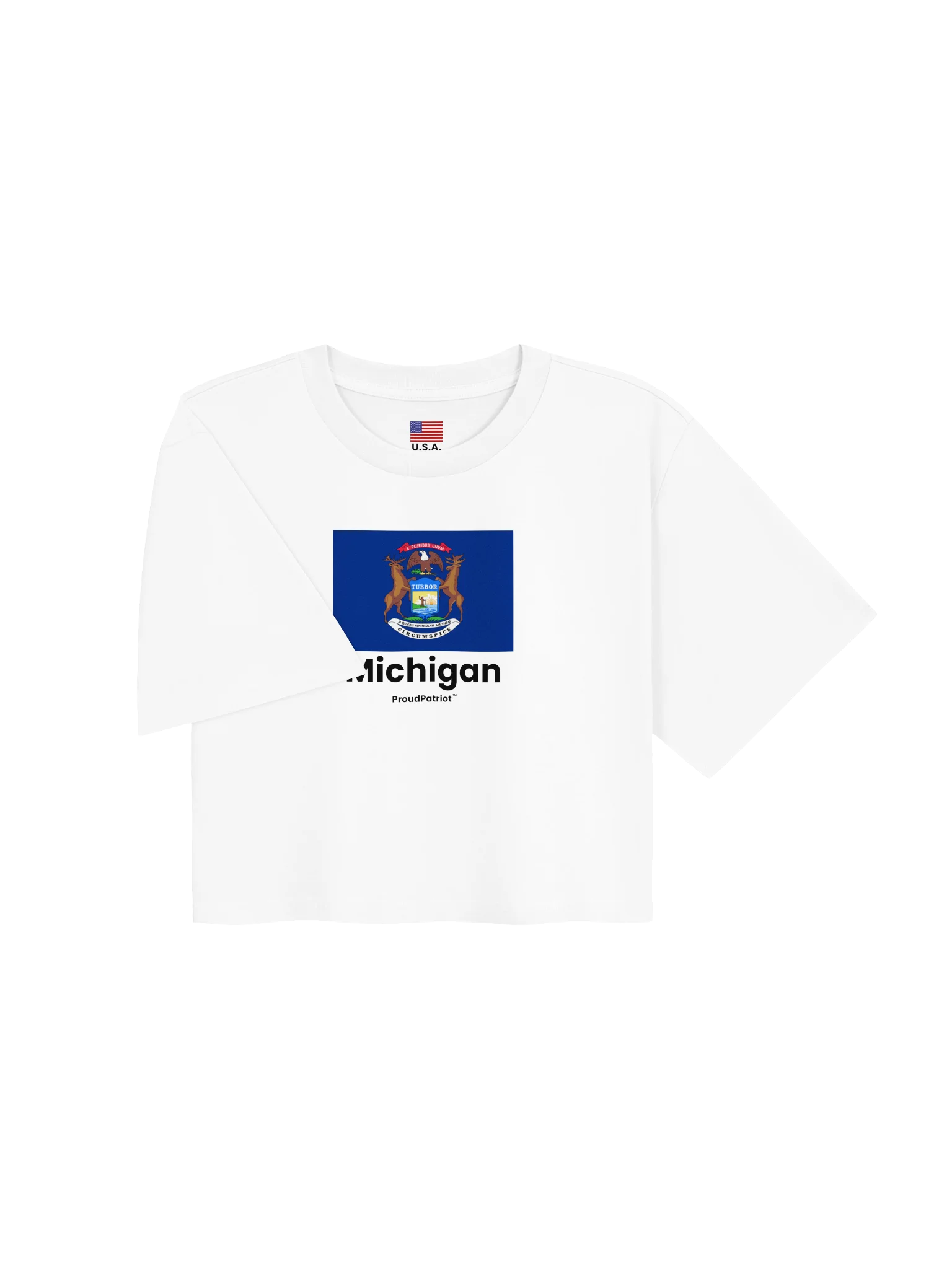 Michigan Women's Classic Crop Tee product image (7)