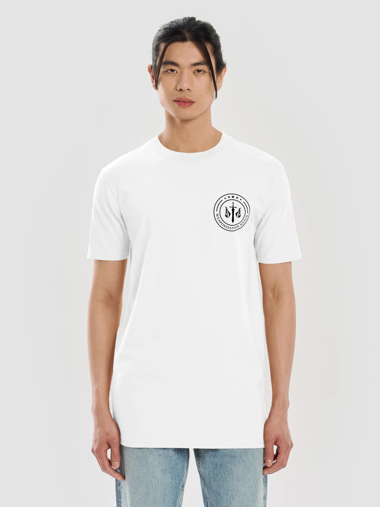 WW "Liberty & Justice" Tee in White product image (4)