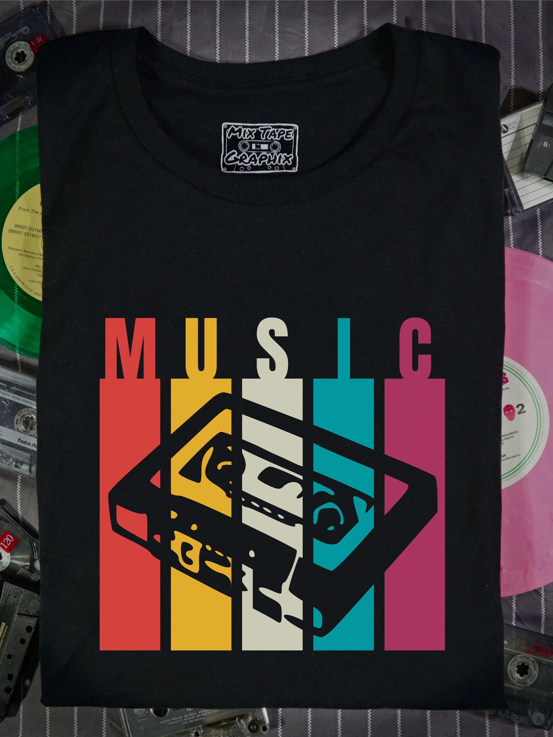Music Cassette Colorful Bars product image (1)