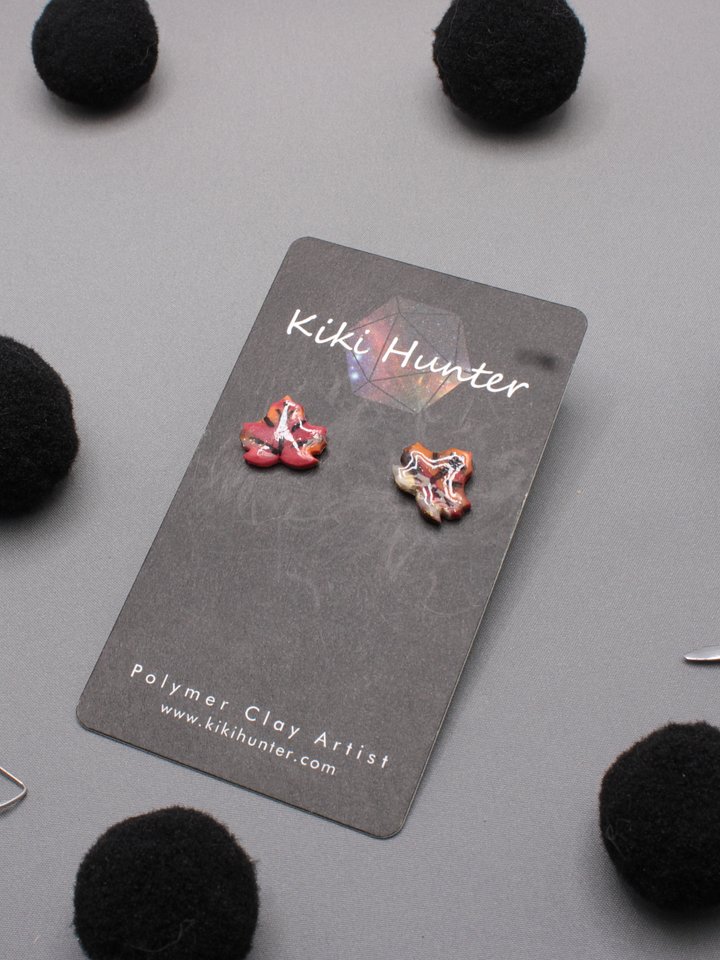 Retro Fall Leaves Studs product image (1)