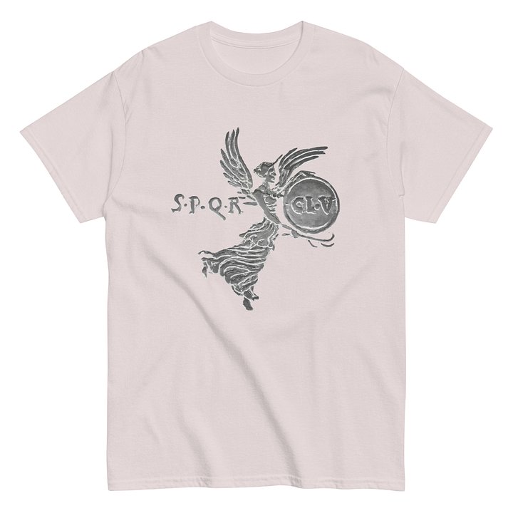 Victory of Augustus Shield of Virtue SPQR Roman Empire Birth Authentic Art circa 26 BC, T-shirt product image (1)