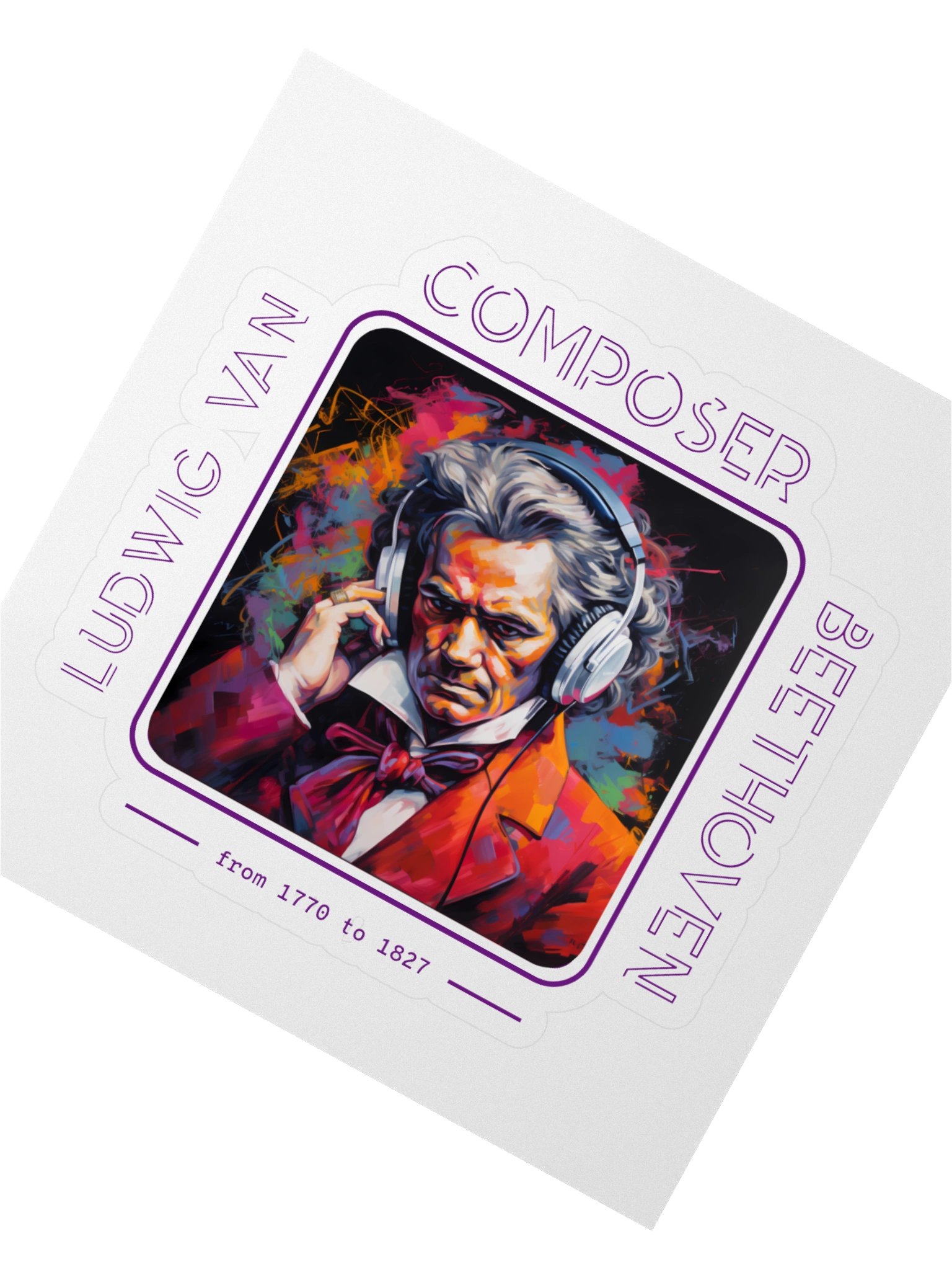 Beethoven Beats Sticker product image (2)