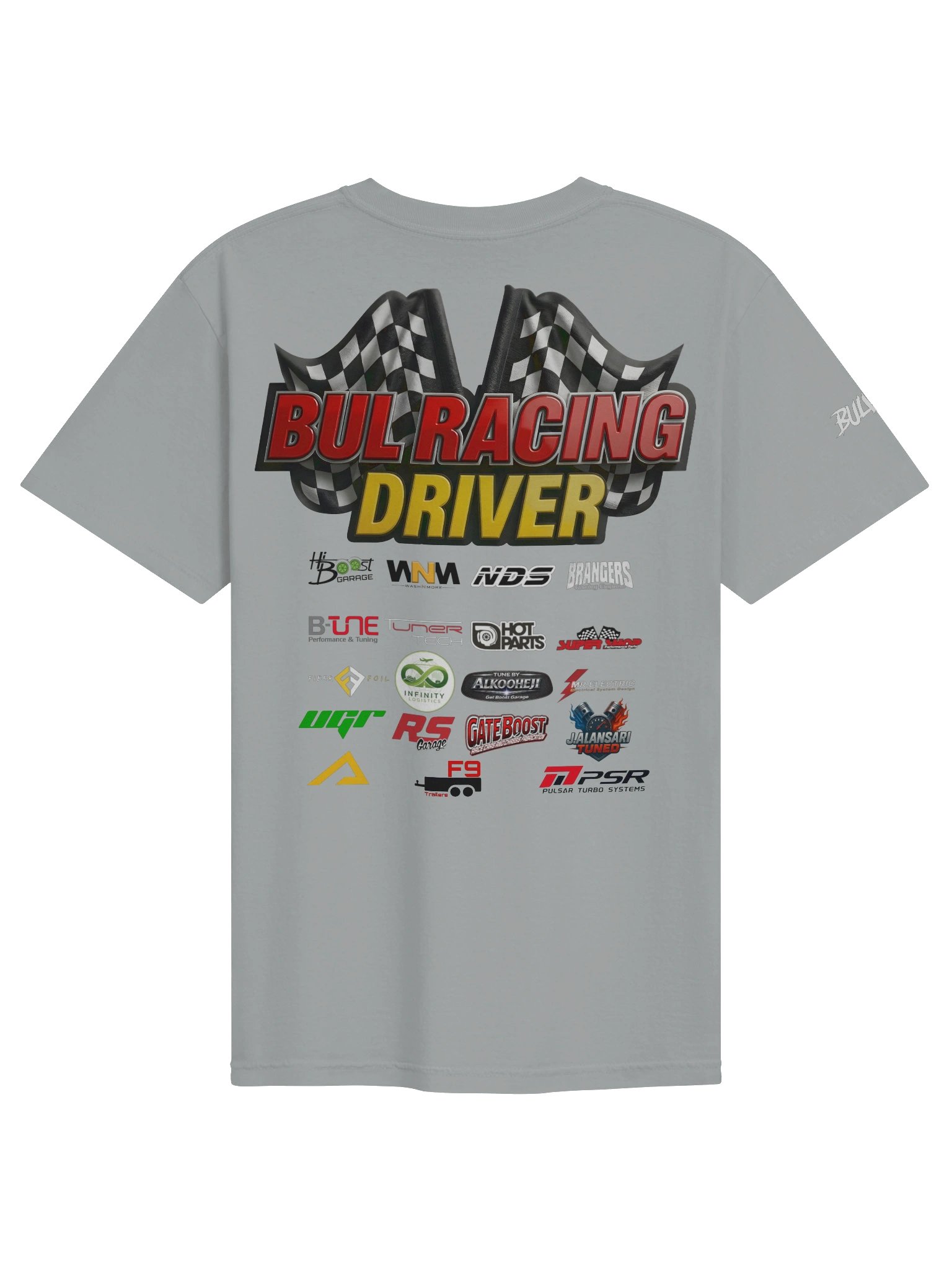 BULRACING driver -Dyed Heavyweight T-Shirt Team - z7VAHhR2-pA