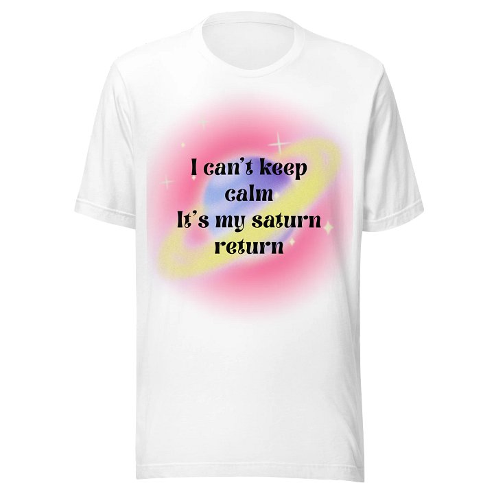 Saturn return astrology t-shirt product image (1)
