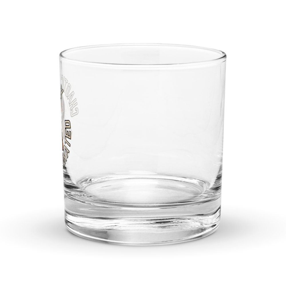 Chaotically Caffeinated Drinking Glass product image (2)