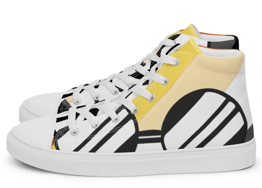 Bear Necessities Men’s high top canvas shoes product image (4)