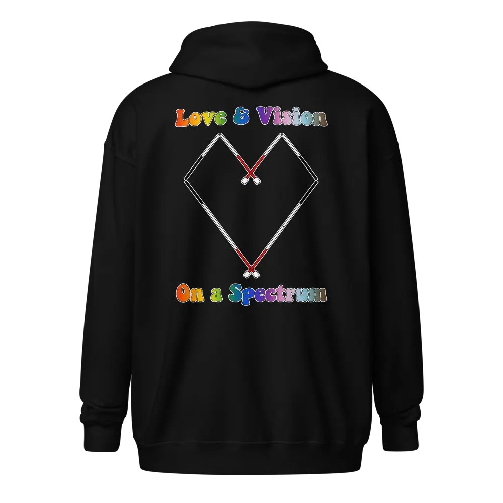 Love & Vision Spectrum Zip Up Hoodie product image (8)
