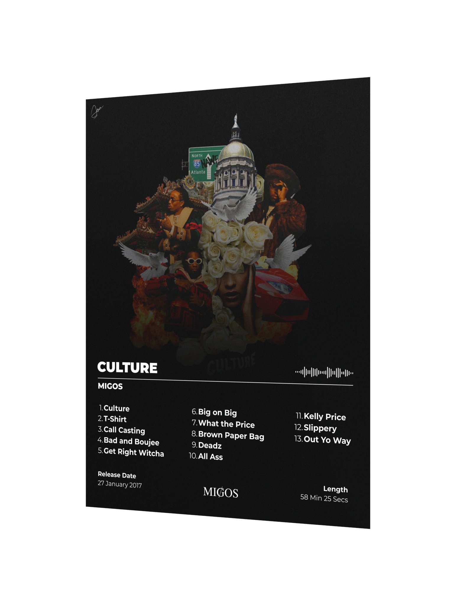 Migos Culture Album Cover Poster product image (3)