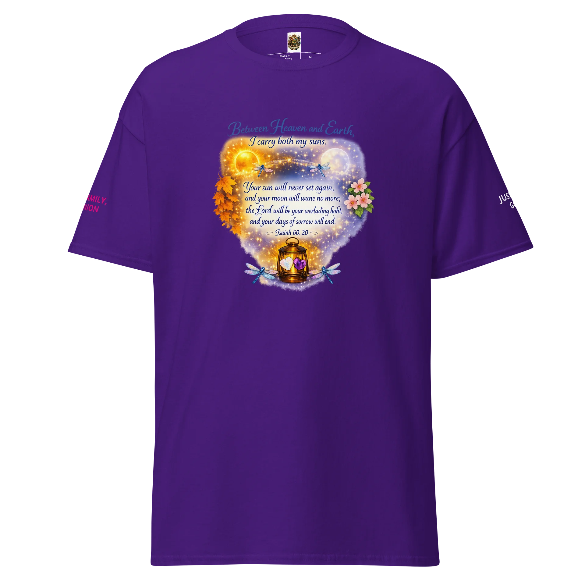I Carry Both My Suns — Heart Glow Tee product image (1)
