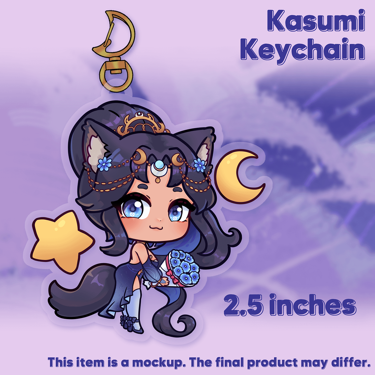 Kasumi Keychain [PREORDER] | RaechitMerch