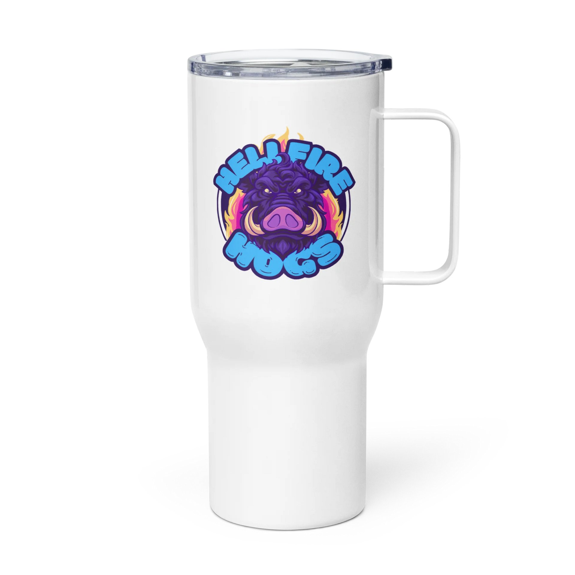 Hellfire Hogs Team Travel Mug with a Handle product image (3)