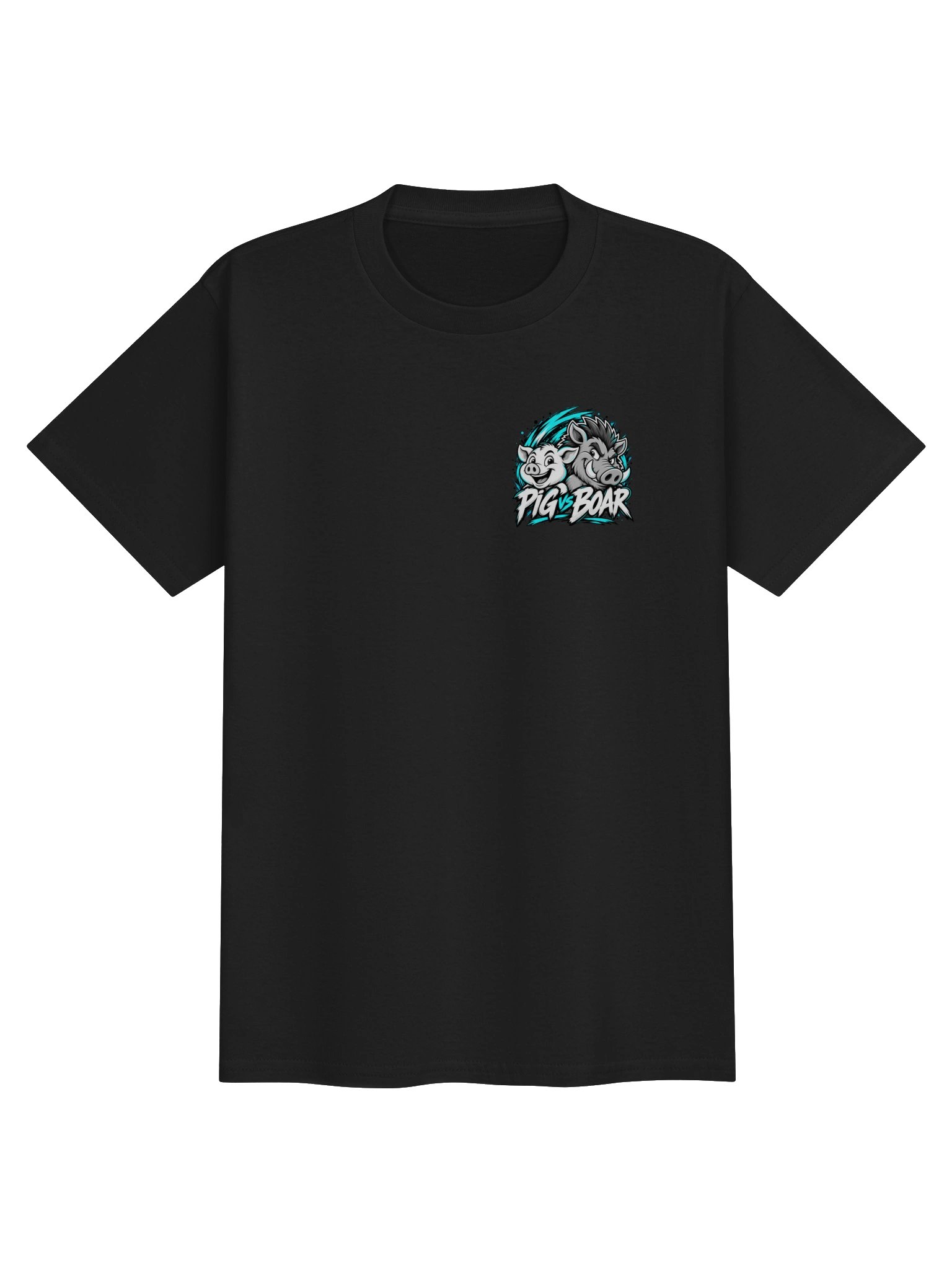 Pig vs Boar Showdown Youth Tee - Teal product image (2)