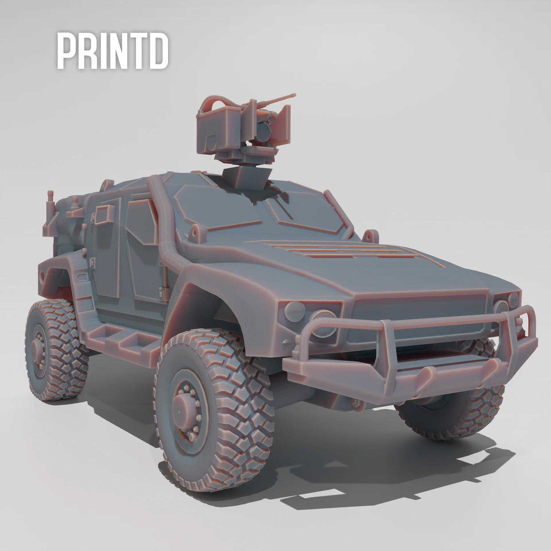 Australian Special Forces Hawkei Light Vehicle - Modern Warfare Wargame Hobby Resin Scale Models product image (1)