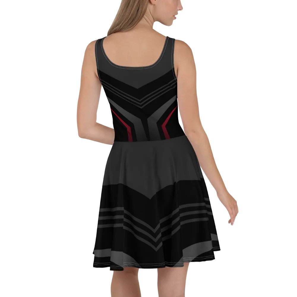 Geometric Fusion Sleeveless Skater Dress product image (4)