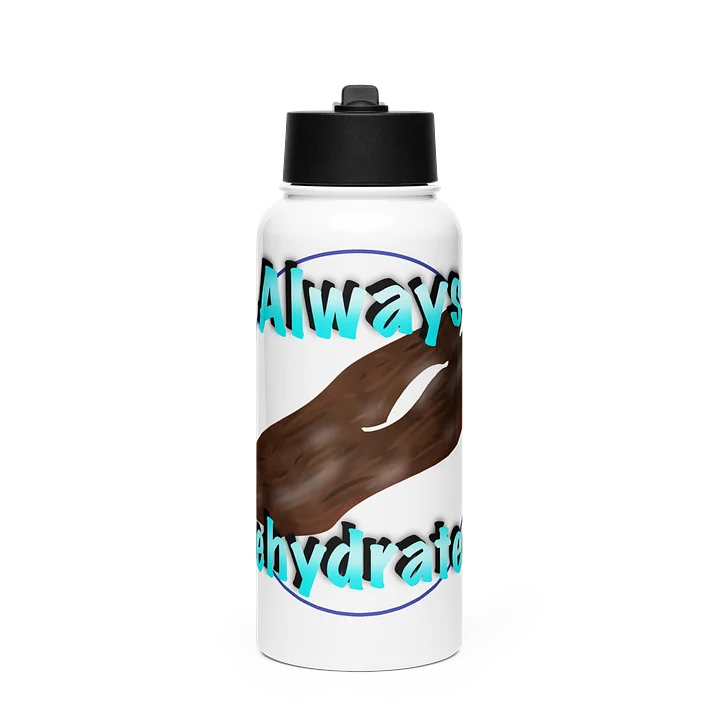 "Always Dehydrated" beef jerky water bottle product image (1)