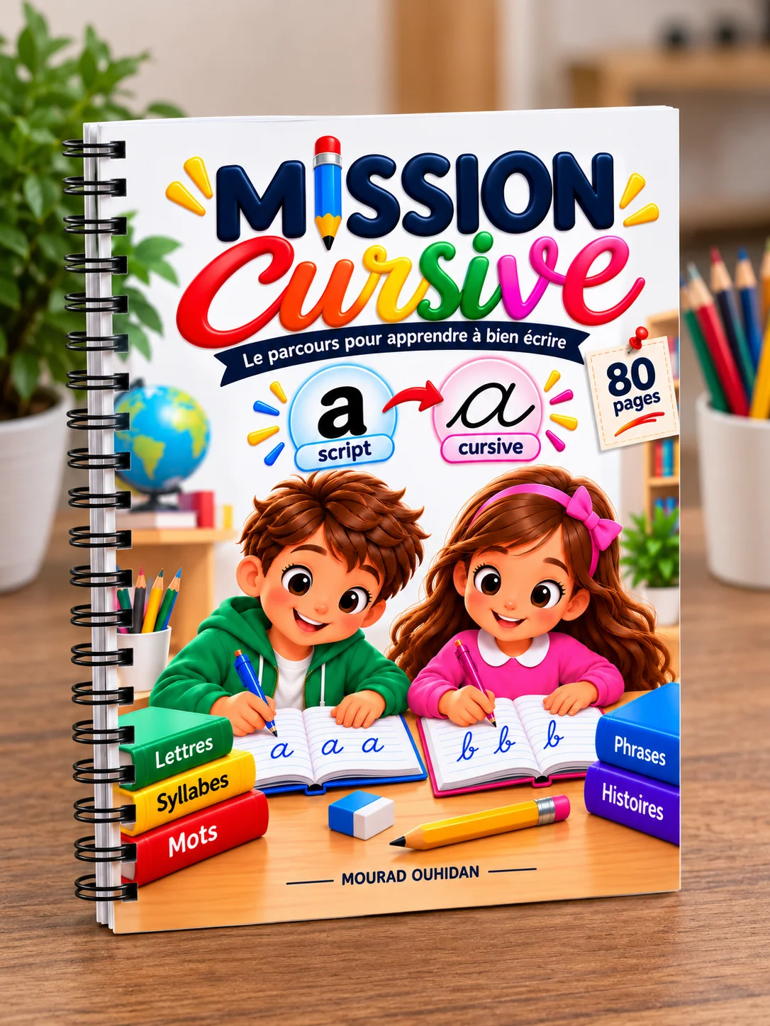 MISSION CURSIVE – Cahier d’écriture cursive | Version numérique PDF product image (1)