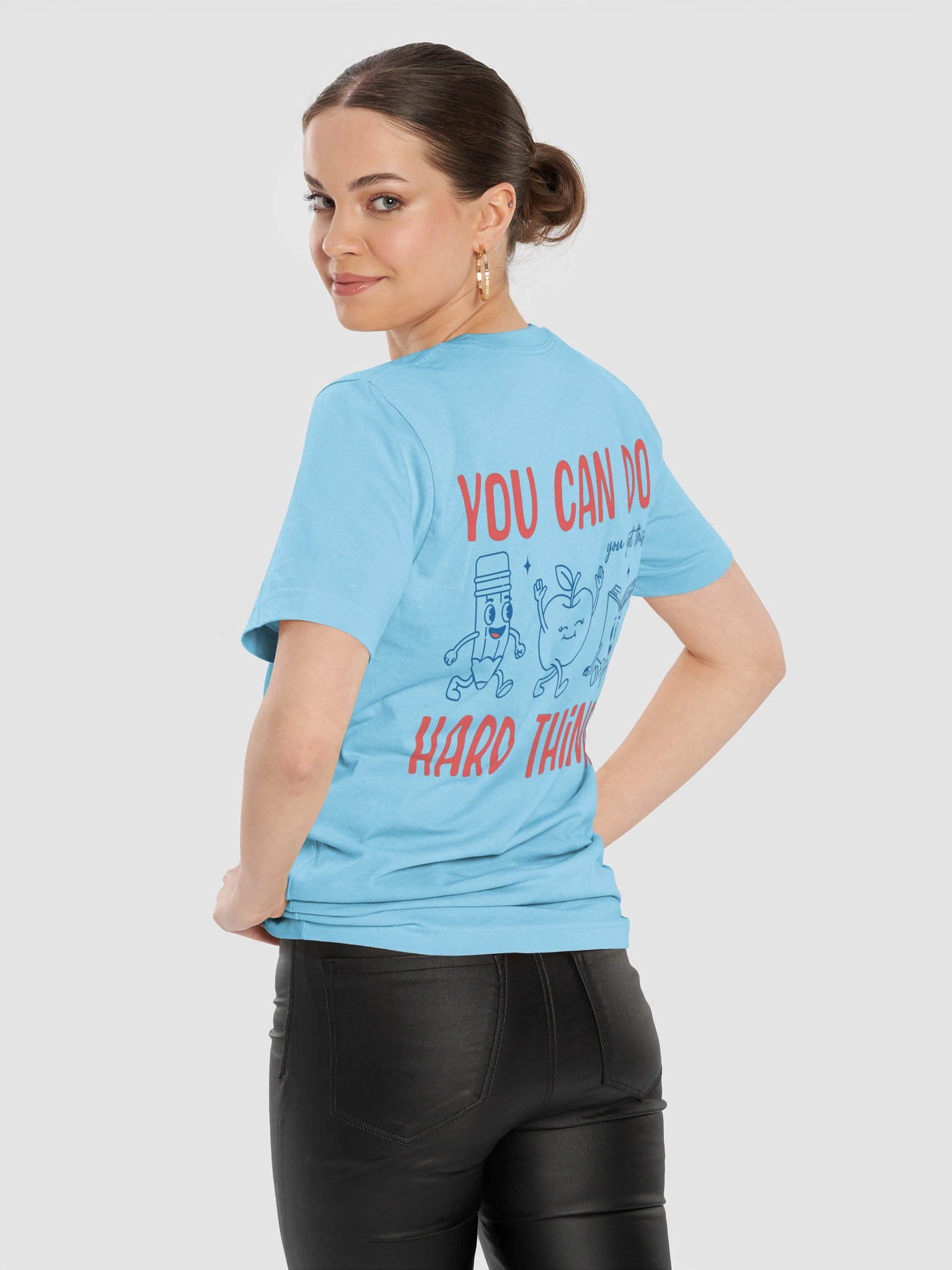 Teacher T-shirt You Can Do Hard Things Classroom Tee product image (126)